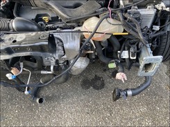 CORSA  1.4 TURBO 100 EXCITE  accidentée