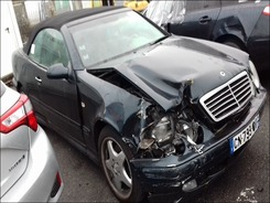 CLK 3.2 CABRIOLET BVA ELEGANCE 218cv  accidentée